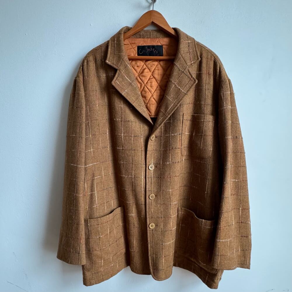 C JOSEPH NY Tweed Wool Chore Jacket - XXL - Excellent Condition